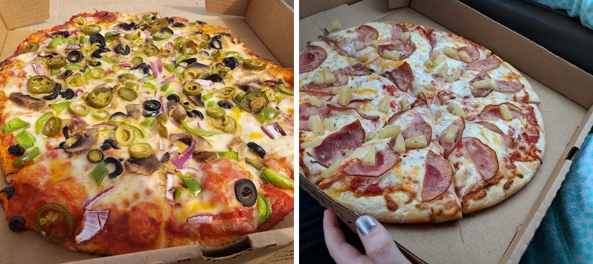 Outlaw Pizza Menu